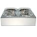 Glass and Stainless Steel 0.6l 4 bowl set by mono