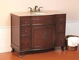 LUXExclusive Antique Bathroom Vanity SE-LS-1029. W 48'' x D 22'' x H 36''. Single Sink