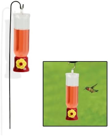 Planter 3 oz Hummingbird Feeder with Steel Hanging Hook