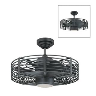 Save Price Kendal Lighting Ac17723 Ni Enclave 23 Inch Ceiling Fan