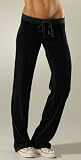 JUICY COUTURE Velour - Juicy Couture Basic Velour Drawstring Pants PECK Navy (2007 Arrival)