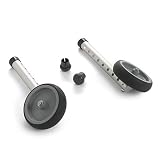 Invacare 5in Single - Fixed Wheel Attachments, Glide Tips