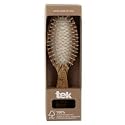 Beliflor - Grande brosse ovale bois recyclé - Gamme Tek - Béliflor