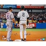 David Wright / Derek Jeter Dual Signed Yankee Stadium 16x20 Photo (MLB Auth)