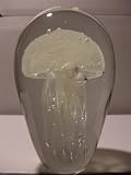 Glass Jellyfish Paperweight (Glow In Dark) - Jelly Fish Paper Weight