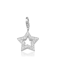 VINANI brand Germany 925 Sterling Silver Charm Pendant Star Zirconia HST