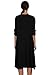Meaneor Women's Long Waterfall Draped Long Sleeve Chiffon Cardigan with Belt