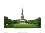 Wake Forest University By Landmark Publishing Highest Quality Art Print Poster - Size: 14 X 10