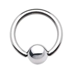 16 Gauge STEEL BCR Captive Ring - 516 Inches 4mm ball