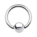 16 Gauge STEEL BCR Captive Ring - 516 Inches 4mm ball