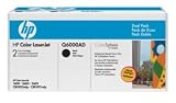 Q6000AD HP Color LaserJet CM1015 MFP ColorSphere Smart Printer Cartridge Dual Pack Black 2500 x 2 Yield - Genuine OEM toner