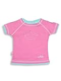 Wild Mango - Toddler Girls Ribbed Short Sleeved Top, Pink, Lt Blue