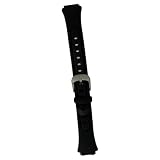 Genuine TIMEX Mens Black Rubber Strap, 16mm wide end-piece, width 16mm, length 7