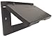 Hubbell Electrical 1C-GH-BR Horizontal Ground Fault Interrupter Single Gang Flip Cover44; Bronze