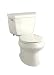 KOHLER K-11471-96 Wellworth The Complete Solution Round Front Toilet, Biscuit