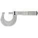 Starrett Outside Micrometer, Friction Thimble, Lock Nut, Inch