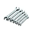 SK 378 SuperKrome 6-Point 9-Millimeter to 21-Millimeter 15-Degree Offset Flare Nut Wrench Set