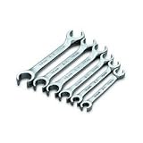 SK 378 SuperKrome 6-Point 9-Millimeter to 21-Millimeter 15-Degree Offset Flare Nut Wrench Set