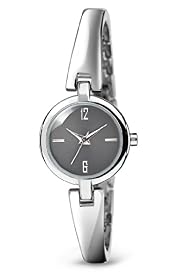 Round Face Bubble Design Analogue Bangle Watch