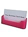 Deflecto Pink Business Card Holder (2 Pack)