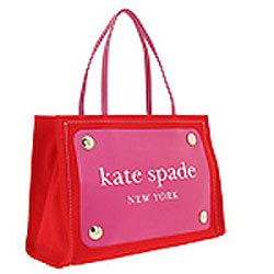 Kate Spade License Shopper Bag Tote Red