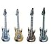 Inflatable Gold and Silver Guitars (1 dz)