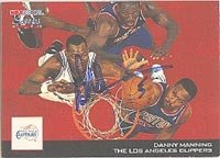 Danny Manning, Los Angeles Clippers, 1994 Hoops Autographed Card
