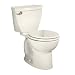 American Standard 2756.016.222 Cadet 3 Right Height Round Front Toilet with 10-Inch Rough-In, Linen