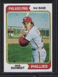 1974 Topps #283 Mike Schmidt - Philadelphia Phillies (Baseball Cards) [Misc.]