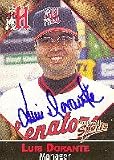 Luis Dorante, Harrisburg Senators - Expos Affiliate, 2001 Multi-Ad Sports Autographed Card
