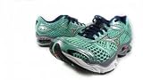 Mizuno Womens Wave Creation 13 Green Running Shoes US 8 NIB FBA