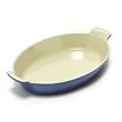 Le Creuset Heritage Enameled Cast-Iron 1-Quart Oval Au Gratin, Cobalt