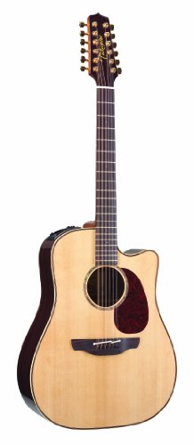 Takamine Supernatural Series TAN16C12 Dreadnought 12 String Acoustic Electric Guitar, Natural with Case On Sale