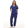 Contrast Trim Scrub Set,
