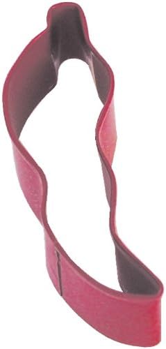 Chili Pepper Red Poly Resin Coated Tin Cookie Cutter 3.75"