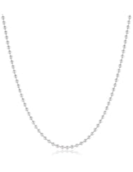 14k Gold 1.8mm Ball Bead Chain Necklace, 18"