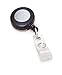 GBC Badgemates Retractable Badge Reels, Black, 25 Reels per Pack (3748022)