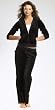 Juniors Zenana Velour Suit Set