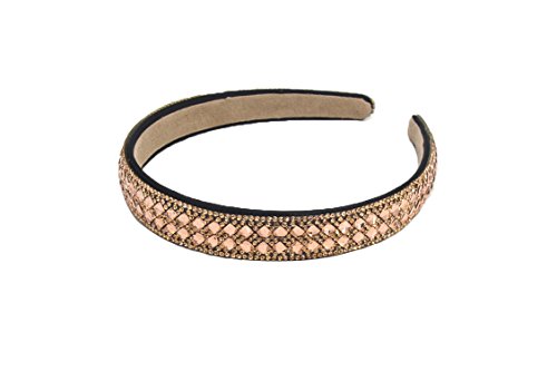 Yeshan Rhinestone and Crystal Beaded Handmade Headband ,Haiband for women