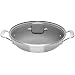 Le Creuset 3-Ply Stainless Steel 30cm Wok With Glass Lid