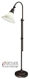 OTT-LITE 18 Watt Lexington Floor Lamp with Bulb / Mocha Pearl