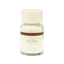 Martha Stewart Crafts Fine Glitter, Crystal, 1-1/2 Ounces
