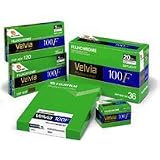 Fuji Velvia 100F (RVP) 120- 5 Pack Slide Film