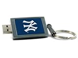 New York Yankees DataStick Keychain 8 GB USB 2.0 Flash Drive DSK8GB-NYYV2