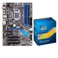 MSI P67A-C43 B3 Intel P67 Motherboard and Intel Core i5-2400 3.10 GHz Quad-Core Processor Bundle P67