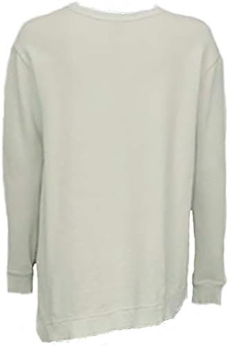 Wilt Side Slant Snap Hem Sweatshirt in Celery (Small)