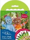 In The Night Garden Carry-Along Colouring Set with crayons