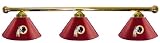 Washington Redskins Pool Table Light - Brass Bar