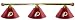 Washington Redskins Pool Table Light - Brass Bar