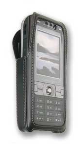 Ledertasche Turn-line für SonyEricsson topp-Design K800i; K81